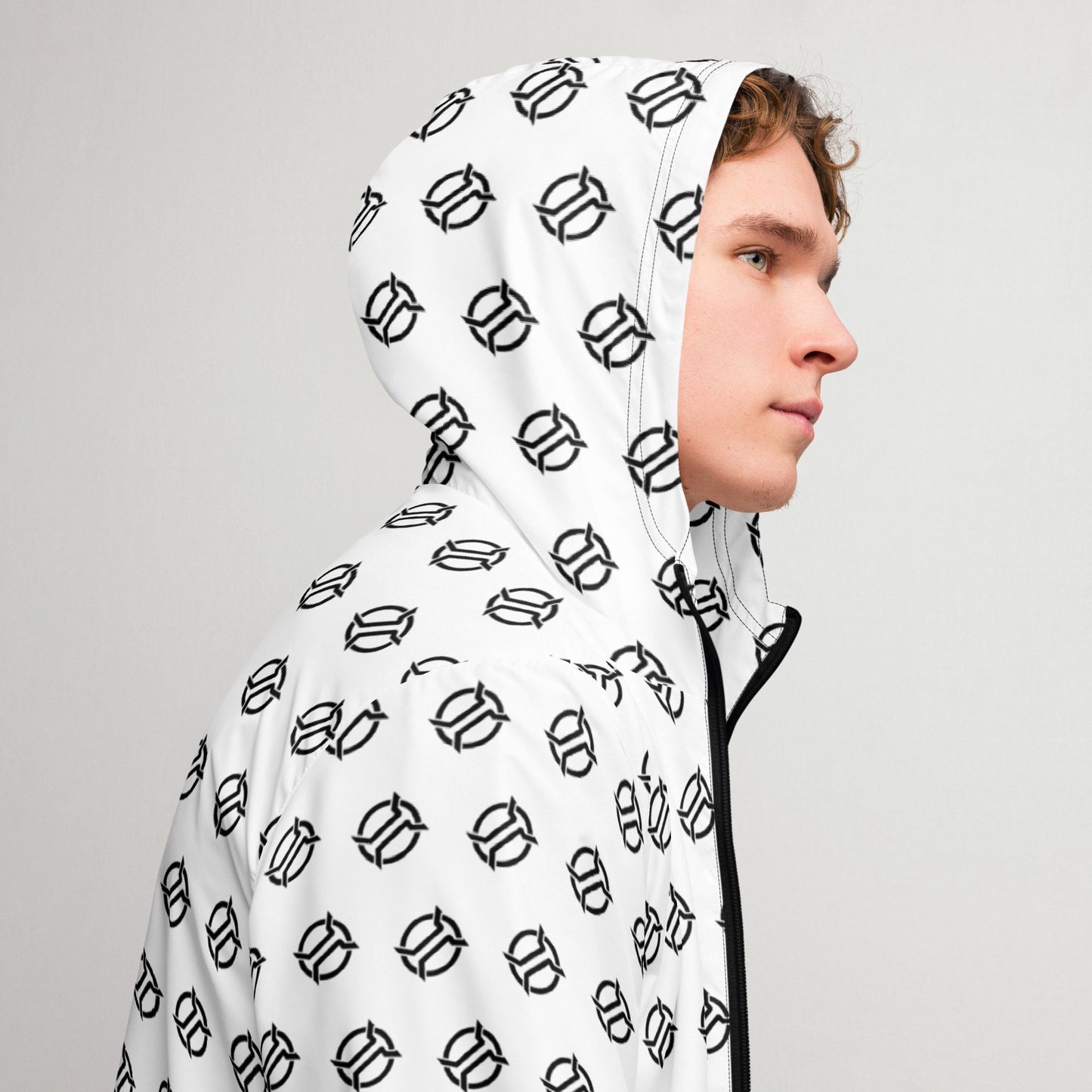 Crest Men’s windbreaker - White