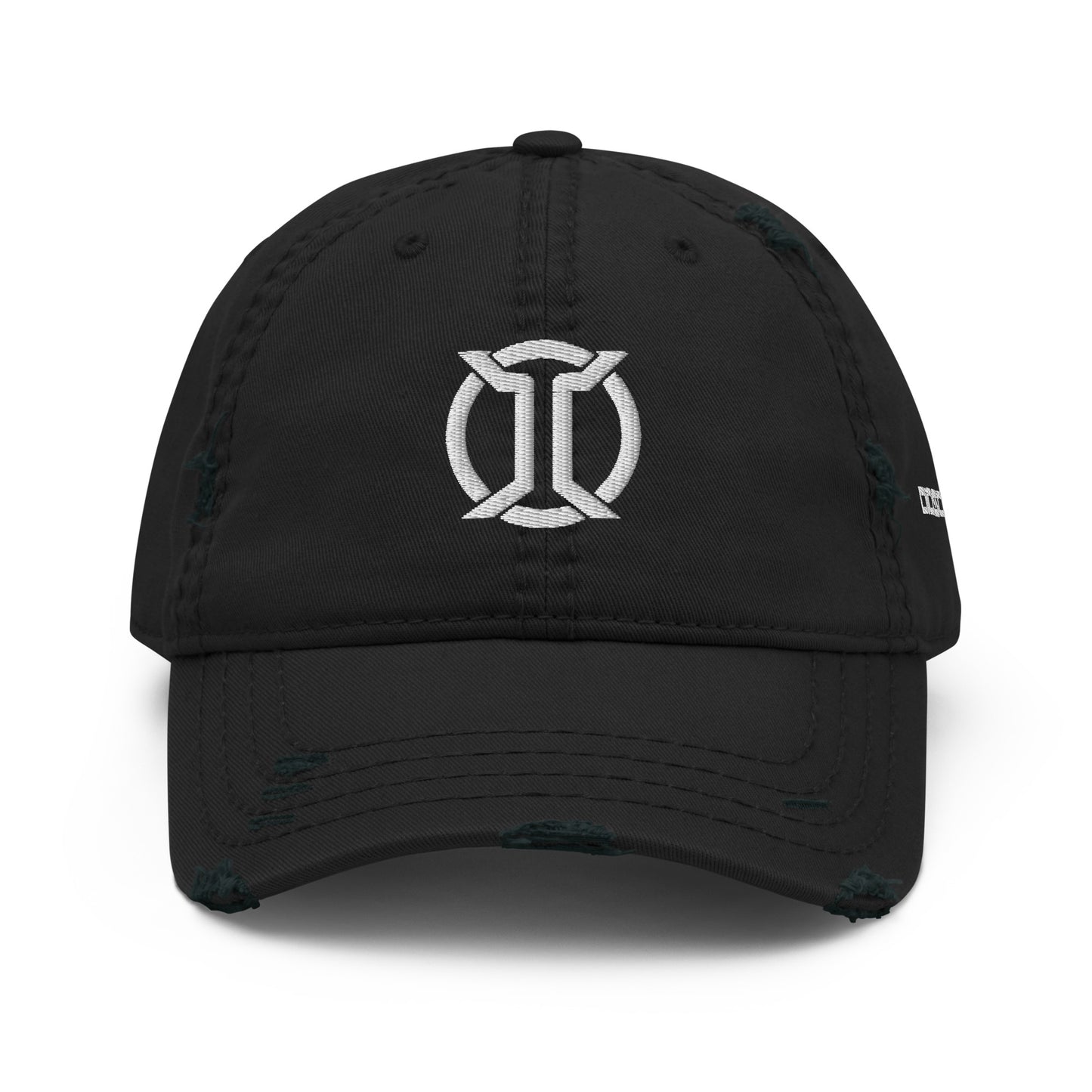 Dioscurii Distressed Dad Hat - Black