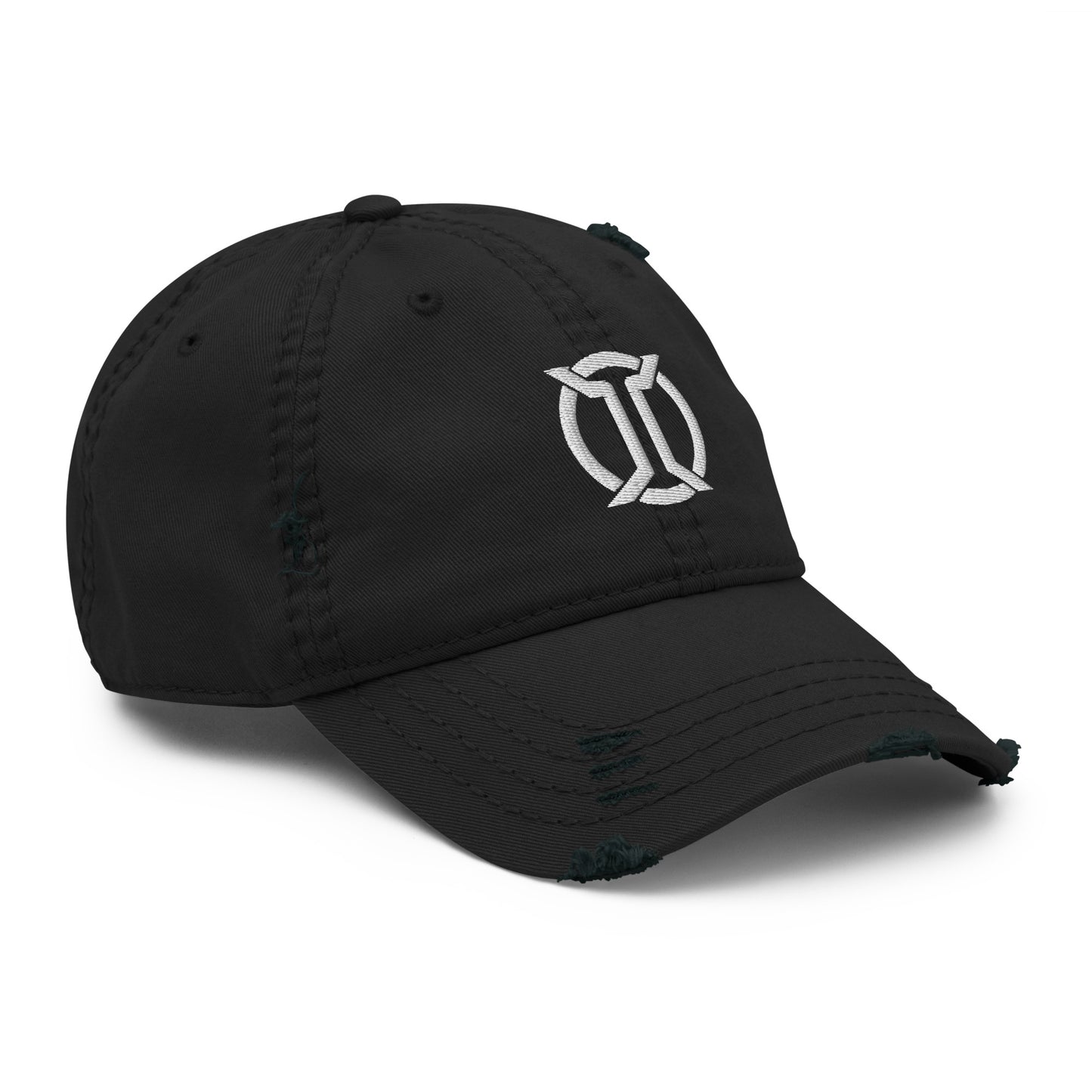 Dioscurii Distressed Dad Hat - Black